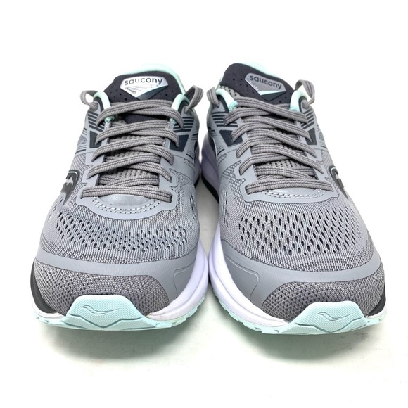 Saucony Womens Omni 19 Running Shoe - Alloy/Sky - 7.5 S10570  Saucony Omni 19 Running Athletic Shoes Alloy/Sky